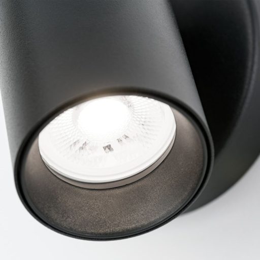 Sean Spot lámpa 1x GU10 Fekete Minimál 10 cm