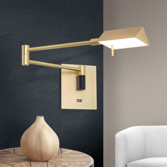 Boston Falilámpa Matt réz. fekete Modern 57 cm