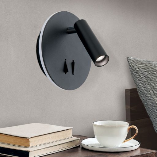 Lenny Fali lámpa Fekete Modern