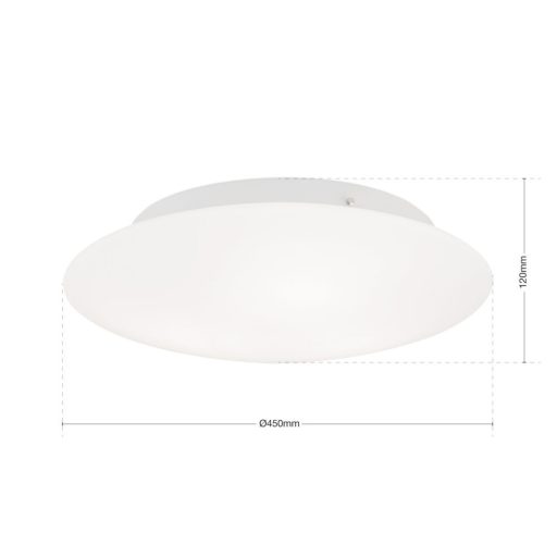Alba Mennyezeti lámpa 3x E27 Fehér Modern 45 cm