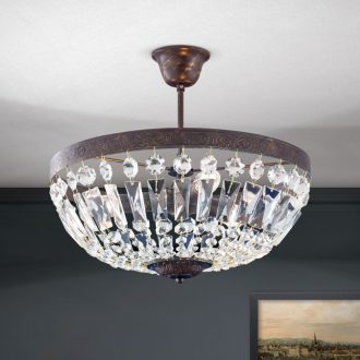 Arila Mennyezeti lámpa Patina Klasszikus kristály 40 cm