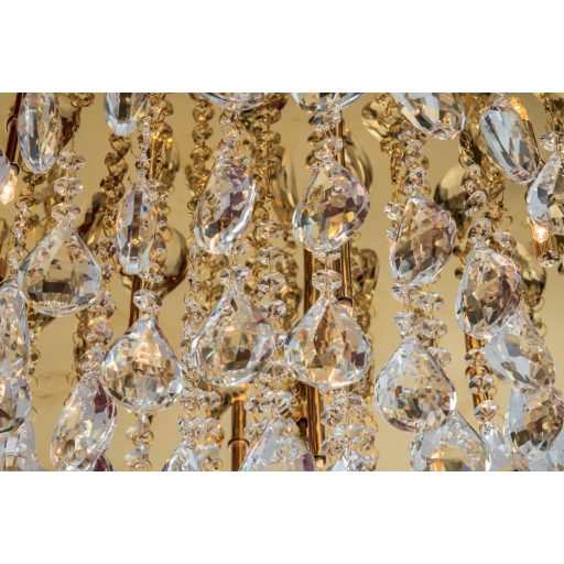 Celeste Mennyezeti lámpa 6x G9 Arany Modern kristály 45 cm