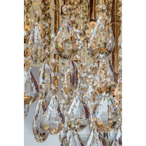 Celeste Mennyezeti lámpa 6x G9 Arany Modern kristály 45 cm