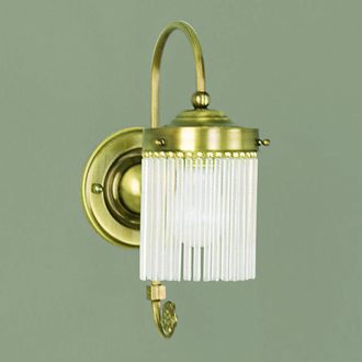 Berlin Fali lámpa 1x E27 Patina Szecessziós