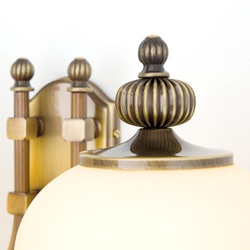 Wiener nostalgie Fali lámpa 2x E27 Patina Klasszikus