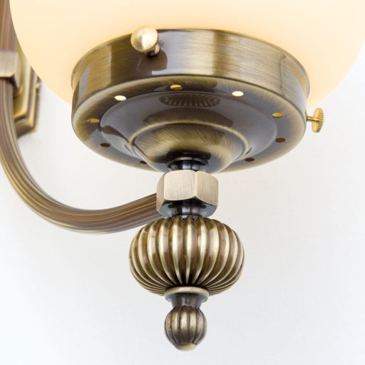 Wiener nostalgie Fali lámpa 2x E27 Patina Klasszikus