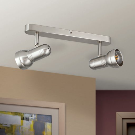 Wilhelm Fali lámpa 2x E27 Matt króm Modern