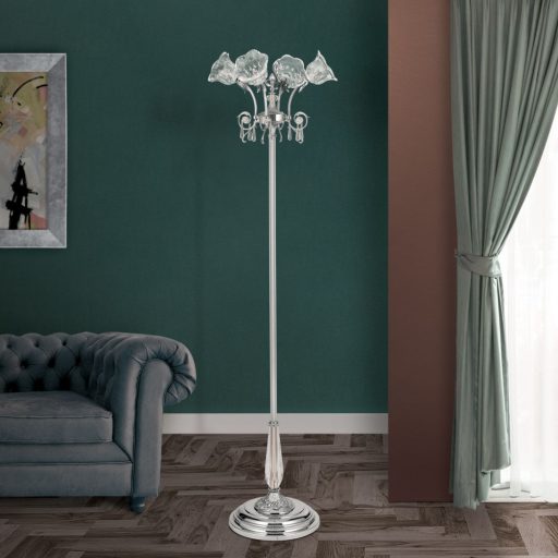 Boheme Álló lámpa 4x G9 Ezüst Klasszikus kristály 50 cm