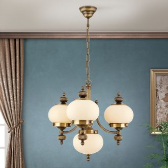 Wiener nostalgie Csillár 4x E27 Patina Klasszikus 55 cm