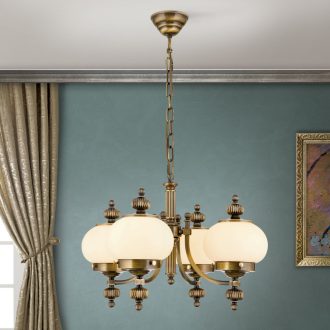 Wiener nostalgie Csillár 4x E27 Patina Klasszikus 58 cm