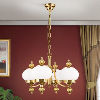Wiener nostalgie Csillár 4x E27 Sárgaréz Klasszikus 58 cm