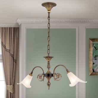 Tosca Csillár 2x E14 Patina Klasszikus 70 cm