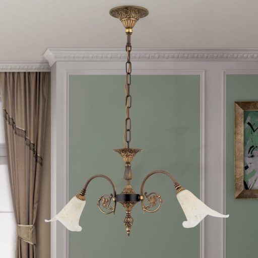 Tosca Csillár 2x E14 Patina Klasszikus 70 cm