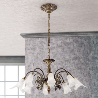 Tosca Csillár 8x E14 Patina Klasszikus 90 cm