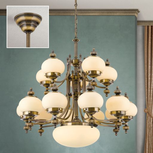 Wiener nostalgie Csillár 16x E27 Patina Klasszikus 100 cm