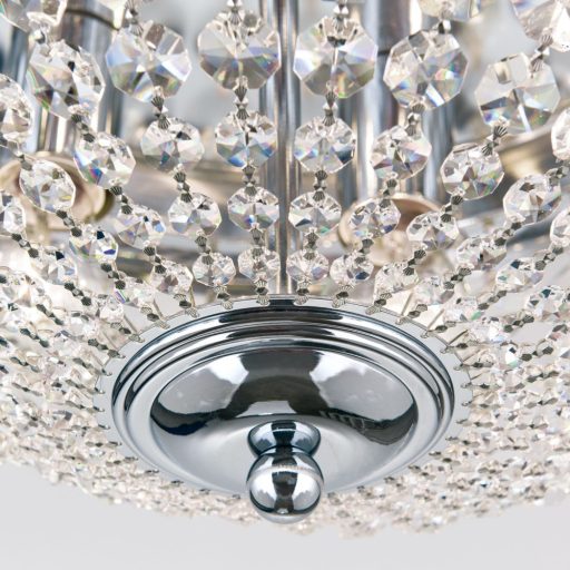 Plafond Mennyezeti lámpa 6x E27 Króm Klasszikus 47 cm