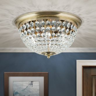 Plafond Mennyezeti lámpa 6x E27 Patina Klasszikus 47 cm