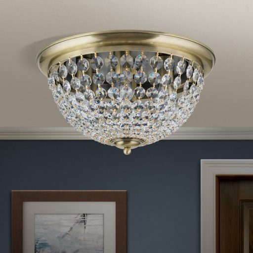 Plafond Mennyezeti lámpa 6x E27 Patina Klasszikus 47 cm
