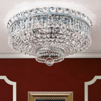   Ambassador Mennyezeti lámpa 9x E27 Króm Klasszikus kristály 60 cm