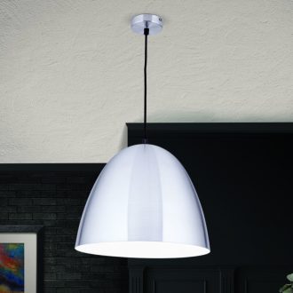 Loft Függőlámpa Matt alumínium Modern 40 cm