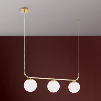 Madis Függő lámpa 1x E27 Matt réz Modern