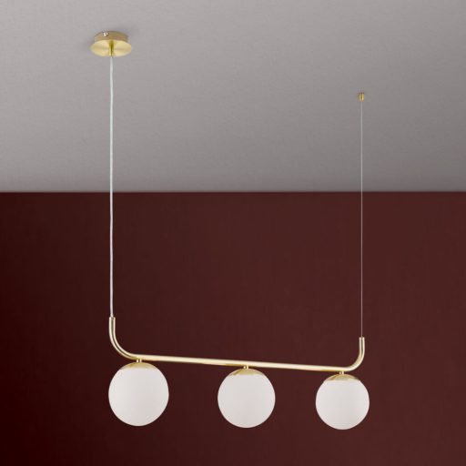 Madis Függő lámpa 1x E27 Matt réz Modern