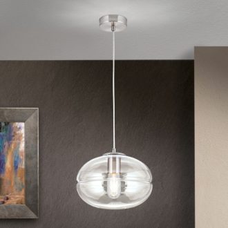 Richard Függő lámpa 1x E27 Matt króm Modern