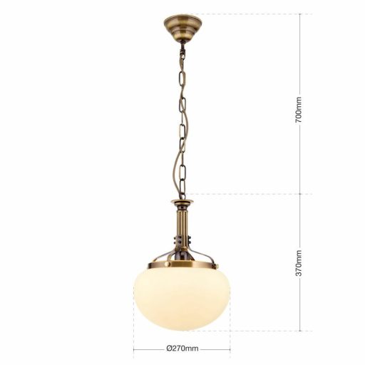 Wiener nostalgie Függő lámpa Patina Klasszikus 27 cm