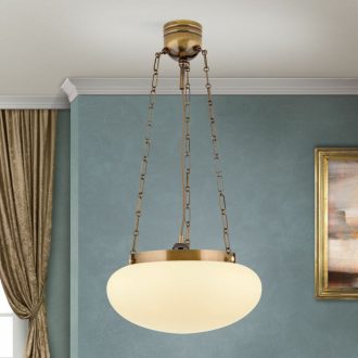   Wiener nostalgie Függő lámpa 1x E27 Patina Klasszikus 40 cm