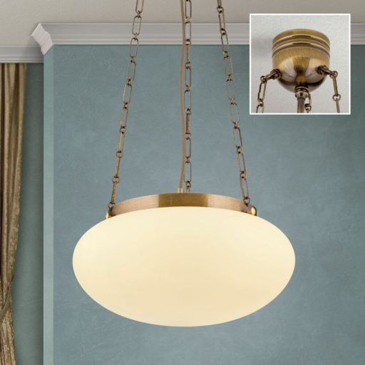 Wiener nostalgie Függő lámpa 1x E27 Patina Klasszikus 40 cm
