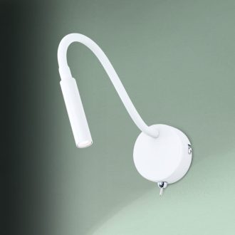 Flexi Spotlámpa Fehér Modern 8 cm