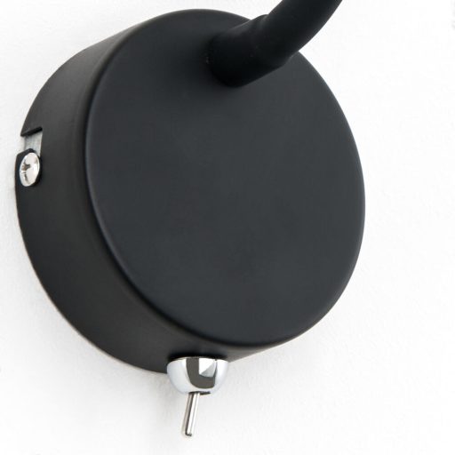 Flexi Spotlámpa Fekete Modern 8 cm
