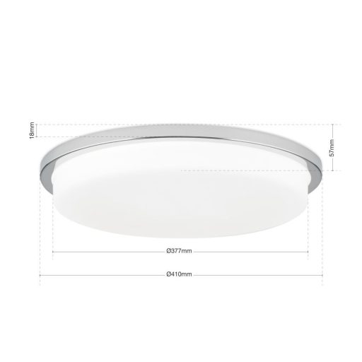 Lerox Mennyezeti lámpa Króm Modern 41 cm