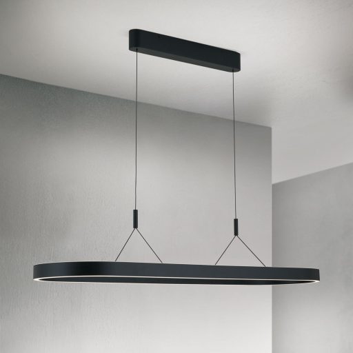 Carrara Led függőlámpa Matt fekete Minimál