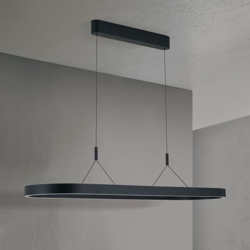 Carrara Led függőlámpa Matt fekete Minimál