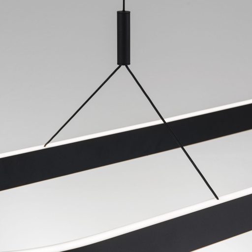 Carrara Led függőlámpa Matt fekete Minimál