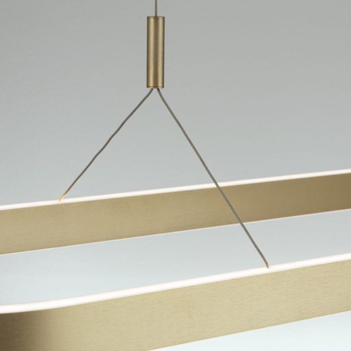 Carrara Led függőlámpa Matt arany Minimál