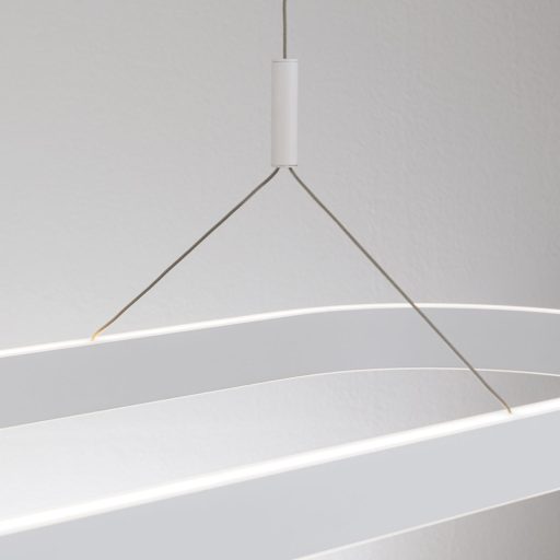 Carrara Led függőlámpa Matt fehér Minimál