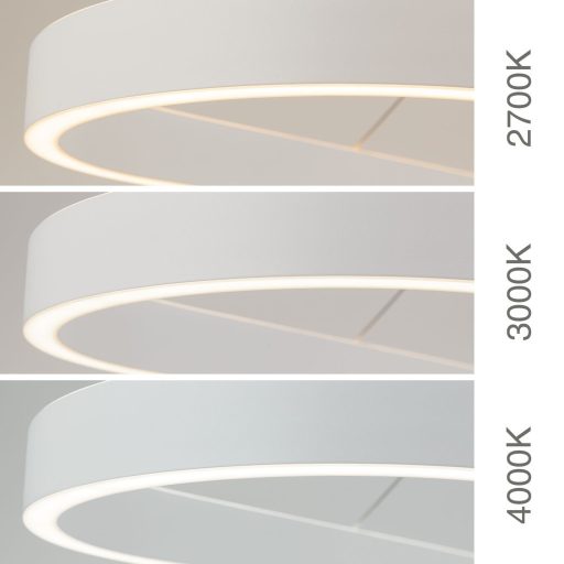 Carrara Led függőlámpa Matt fehér Minimál