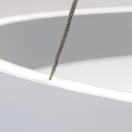 Kolk Függőlámpa Matt fehér Minimál 40 cm