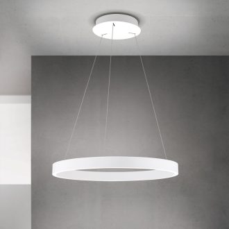 Kolk Függőlámpa Fehér Minimál 60 cm