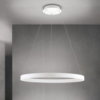 Kolk Függőlámpa Fehér Minimál 80 cm