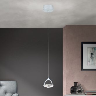 Moon Függőlámpa Arany Modern kristály 12 cm