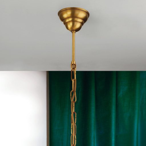 Adele Függő lámpa 1x E14 Bronz Klasszikus 17 cm
