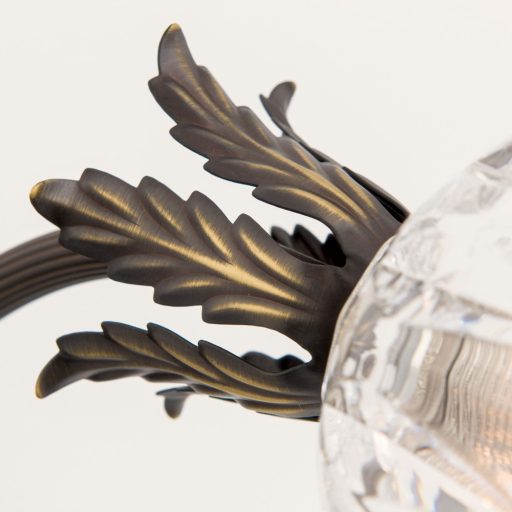 Boheme Fali lámpa 1x G9 Patina Klasszikus kristály