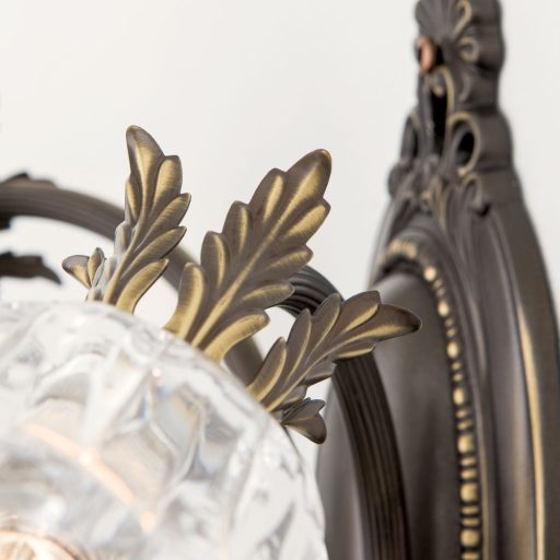 Boheme Fali lámpa 1x G9 Patina Klasszikus kristály