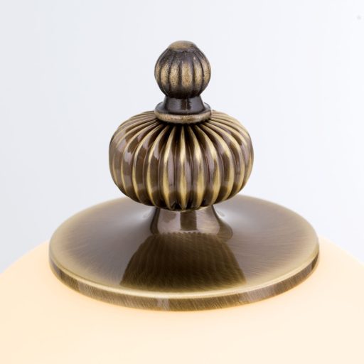 Wiener nostalgie Asztali lámpa 1x E27 Patina Klasszikus 18 cm