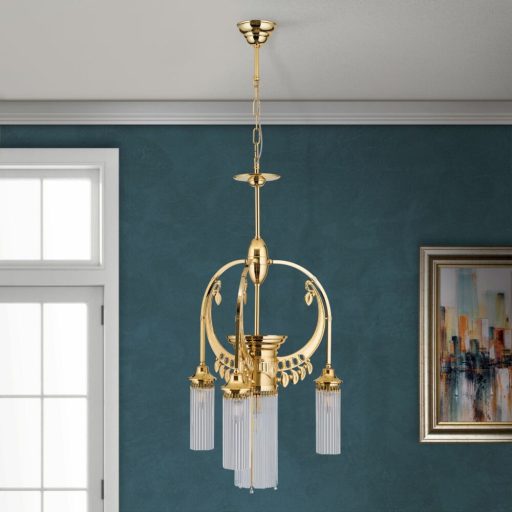 Adele Csillár 4x E14 Arany Szecessziós 52 cm
