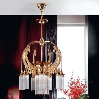 Adele Csillár 10x E14+E27 Arany Szecessziós 88 cm
