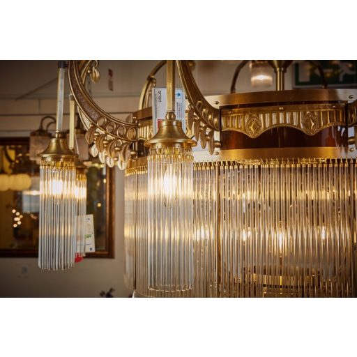 Adele Csillár 8x E14 Arany Szecessziós 88 cm